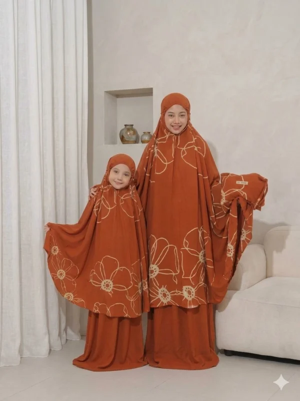 Bata Mukena Marwah Couple Anak dan Ibu
